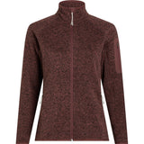 McKinley Skeena Damen Fleecejacke melange-red-wine Produktbild 0