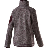 McKinley Skeena Damen Fleecejacke melange-red-wine Produktbild 1