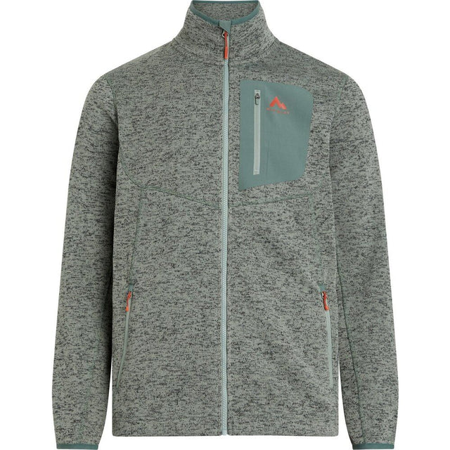 McKinley Skeena III Herren Fleecejacke melange green dark Produktbild 0