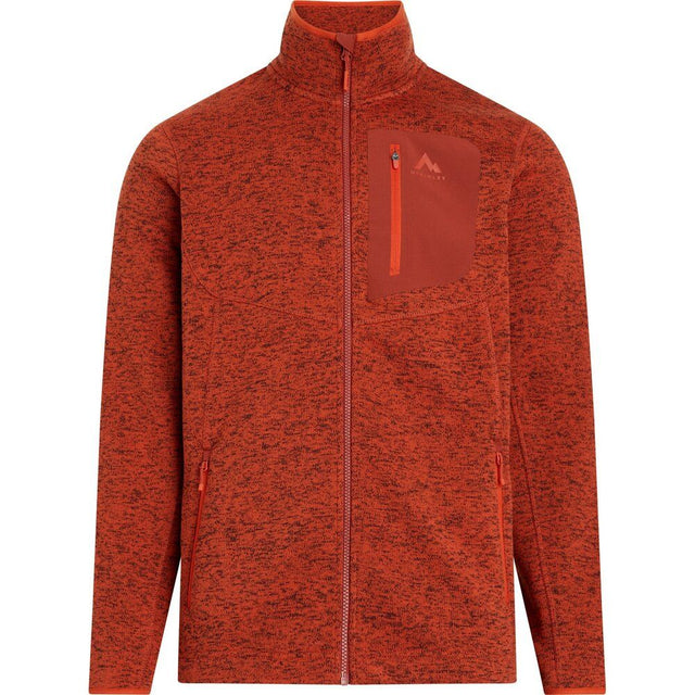 McKinley Skeena III M Herren Fleecejacke melange red rust Produktbild 0