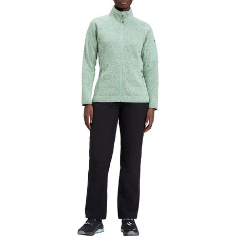 McKINLEY Skeena Wms 972- Damen Fleecejacke melange-green-sm Produktbild 1
