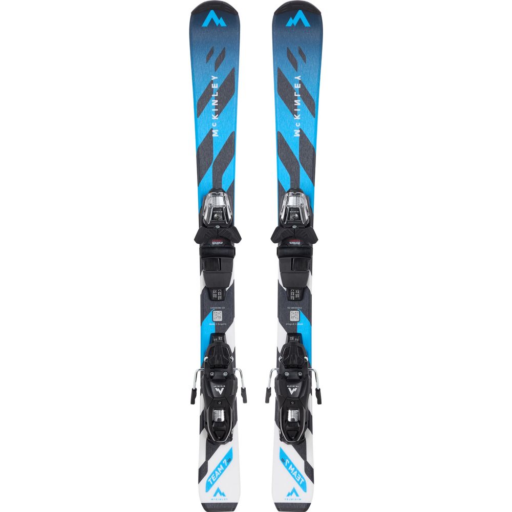 McKinley Team 7 I Jt + Systembindung Kinder Alpin-Ski blue/black night/white Produktbild 0