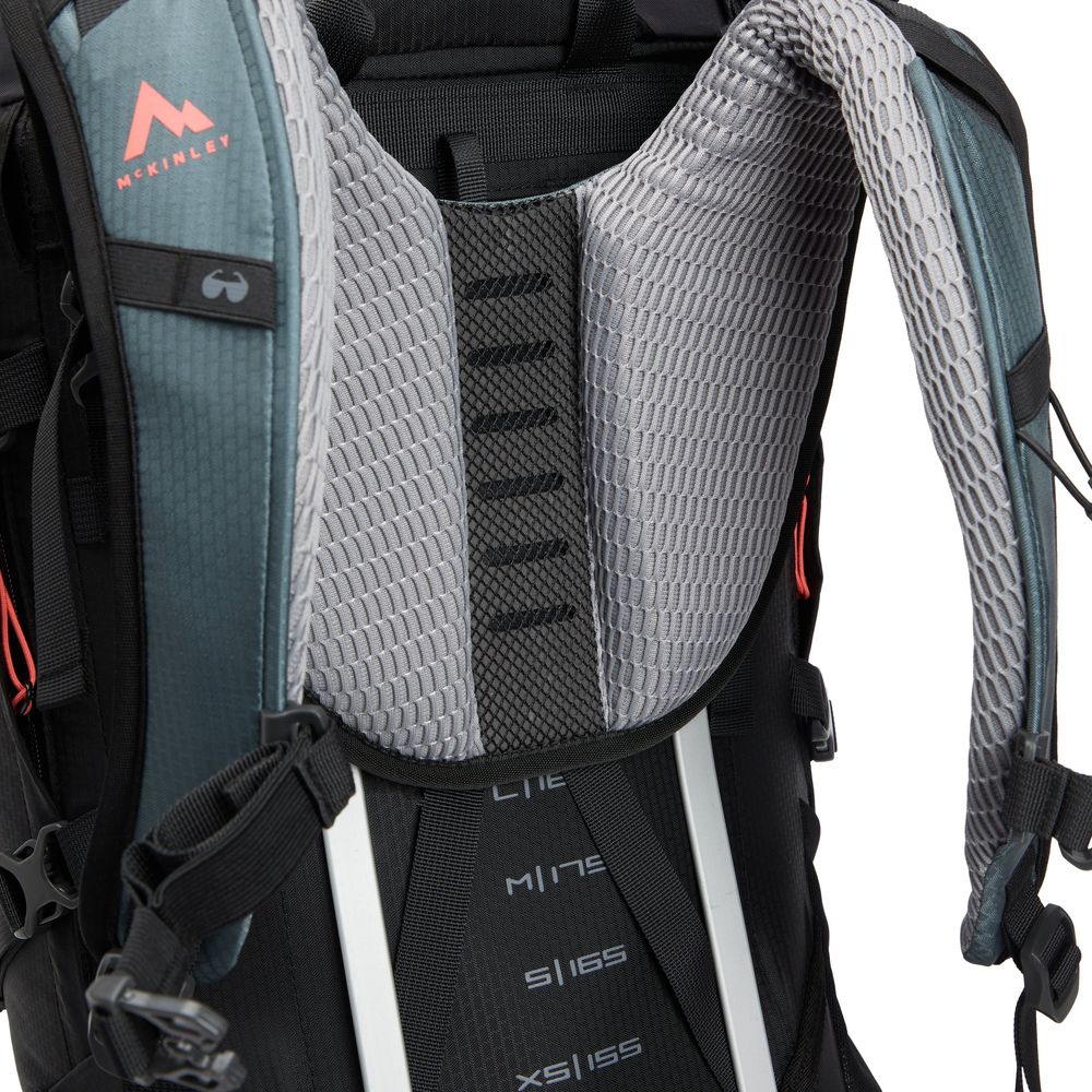 McKinley Trekkingrucksack Yukon II CT 50w+10 Vario blue-petrol-black-ni Produktbild 3