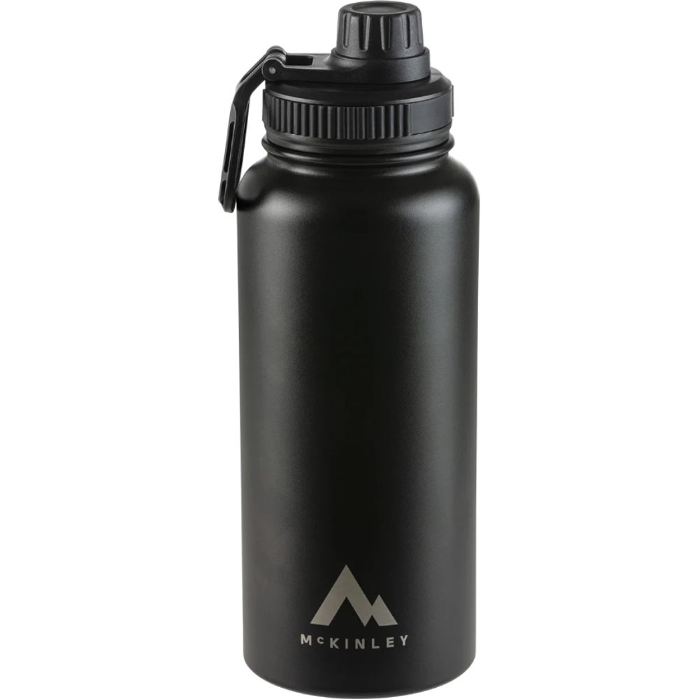 McKinley Trinkflasche Vacuum 1L Schraubverschluss black Produktbild 0