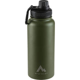 McKinley Trinkflasche Vacuum 1L Schraubverschluss green dark Produktbild 0