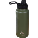 McKinley Trinkflasche Vacuum 1L Schraubverschluss green dark Produktbild 1