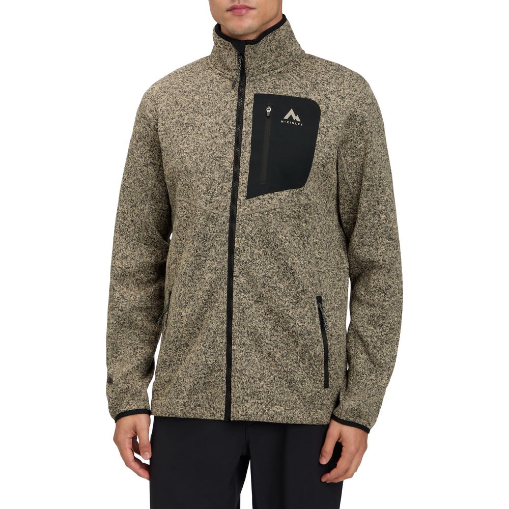 McKinley Unterjacke Skeena III M 927- Herren Fleecejacke melange-brown-sm Produktbild 1