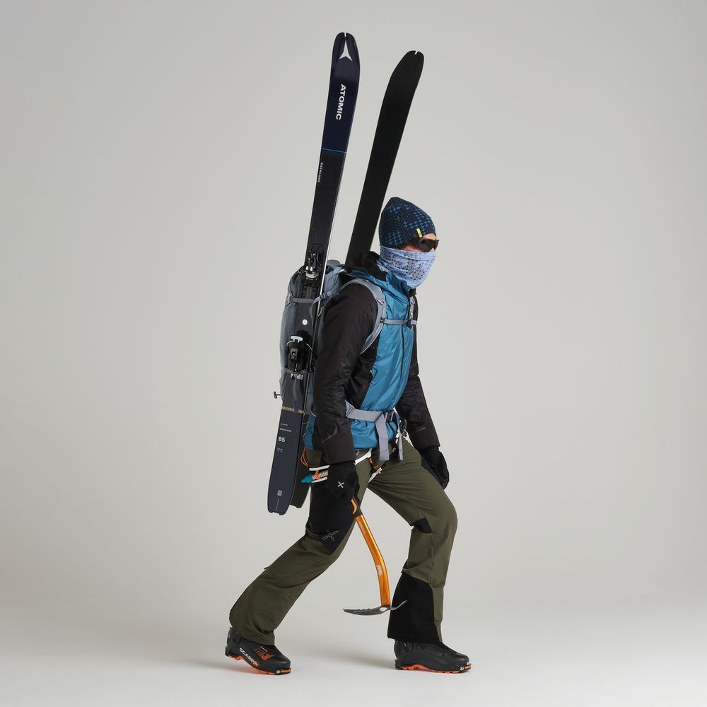 Montura Skisky Evo Hooded Jacket Herren Skitourenjacke steel-blue-sunny-lime Produktbild 10