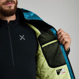 Montura Skisky Evo Hooded Jacket Herren Skitourenjacke steel-blue-sunny-lime Produktbild 4