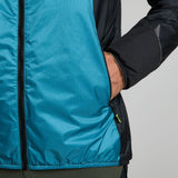 Montura Skisky Evo Hooded Jacket Herren Skitourenjacke steel-blue-sunny-lime Produktbild 5