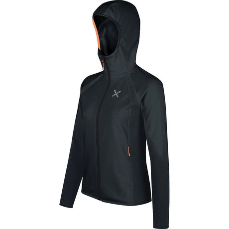 Montura Stretch Evo Maglia Damen Midlayer antracite melon Produktbild 1