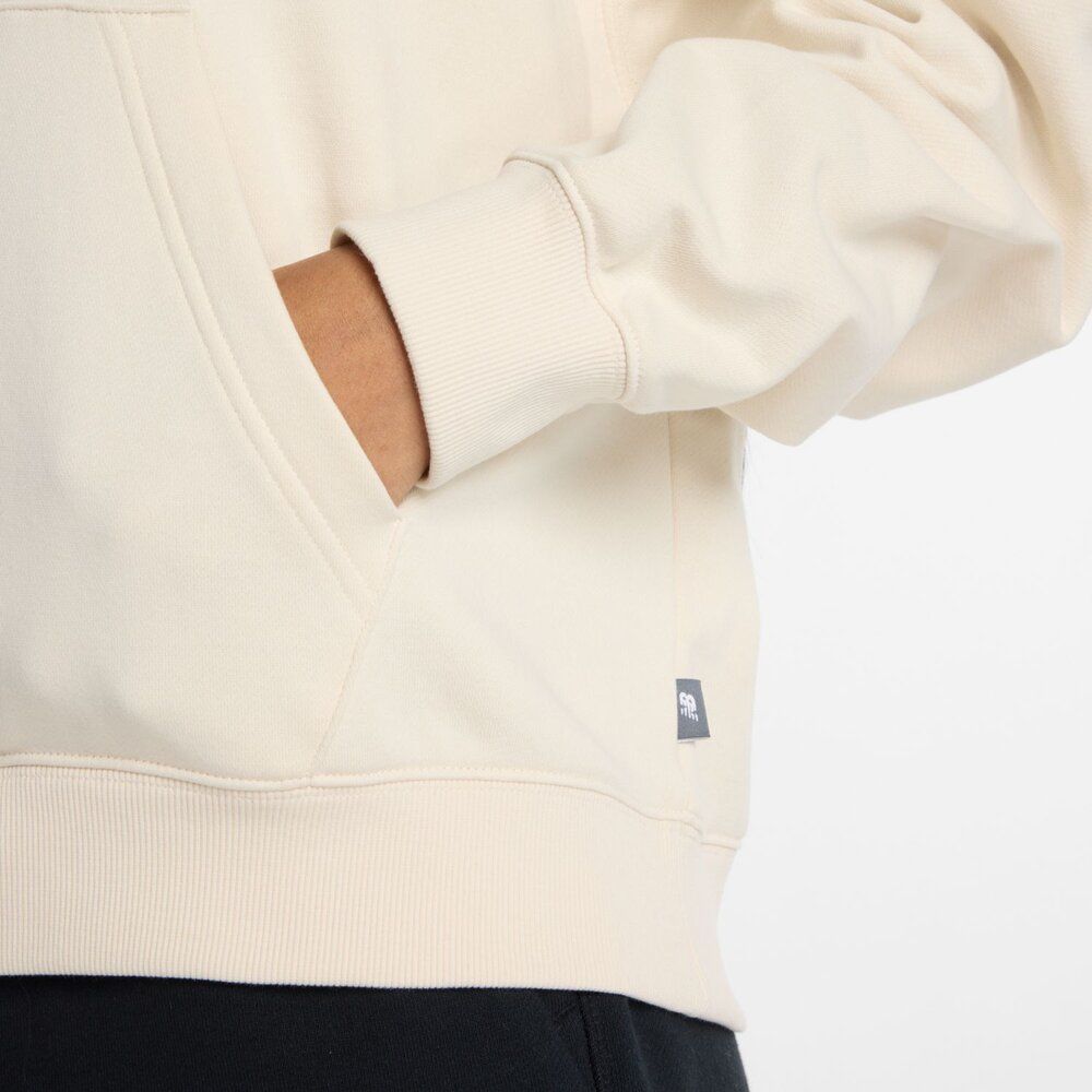 New Balance Multi Color Logo Damen Hoodie linen Produktbild 3