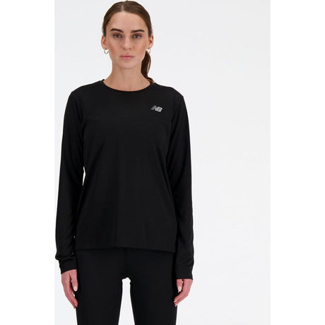 New Balance Womens Running Langarmshirt black Produktbild 0