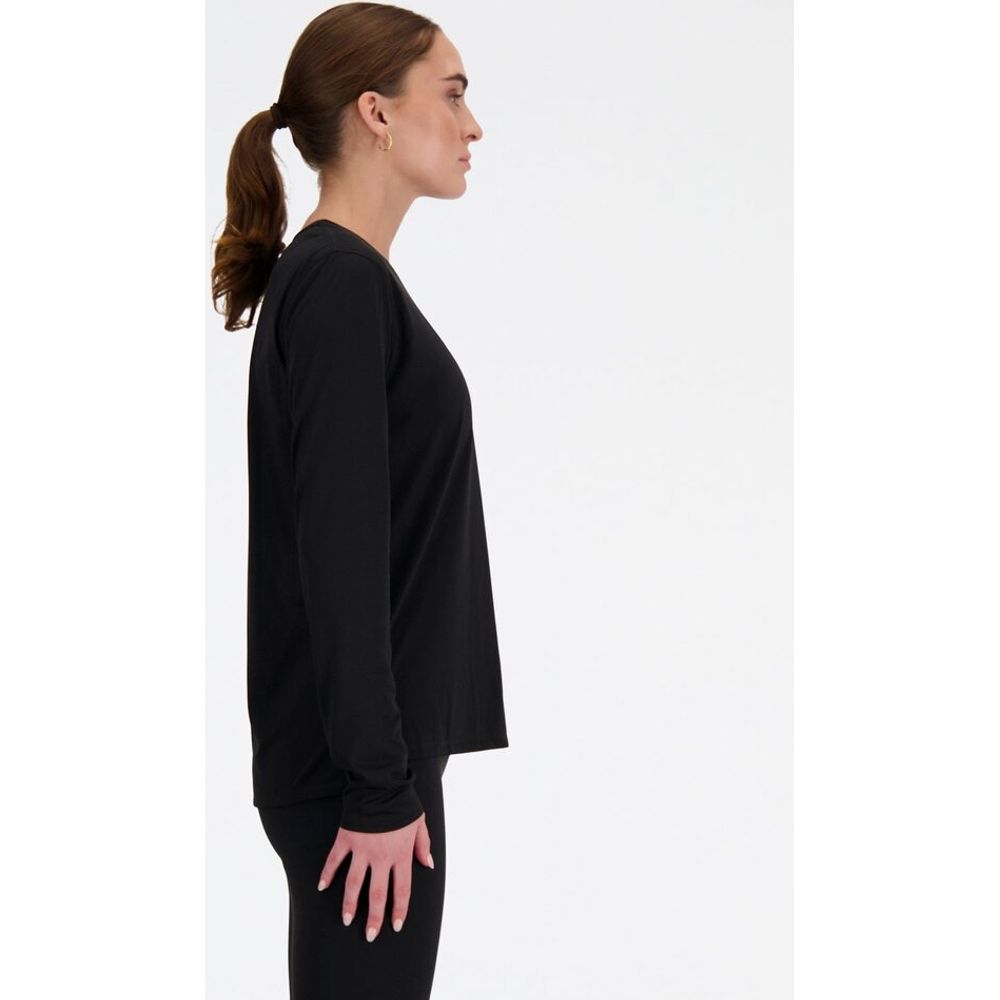New Balance Womens Running Langarmshirt black Produktbild 2