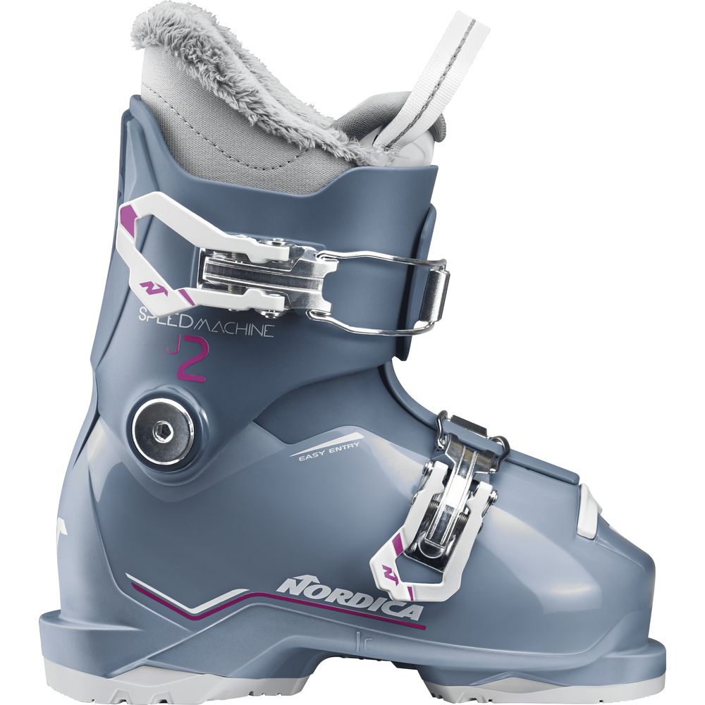 Nordica Speedmachine J 2 Kinder Skischuh blau-hellblau-fuchsie Produktbild 0