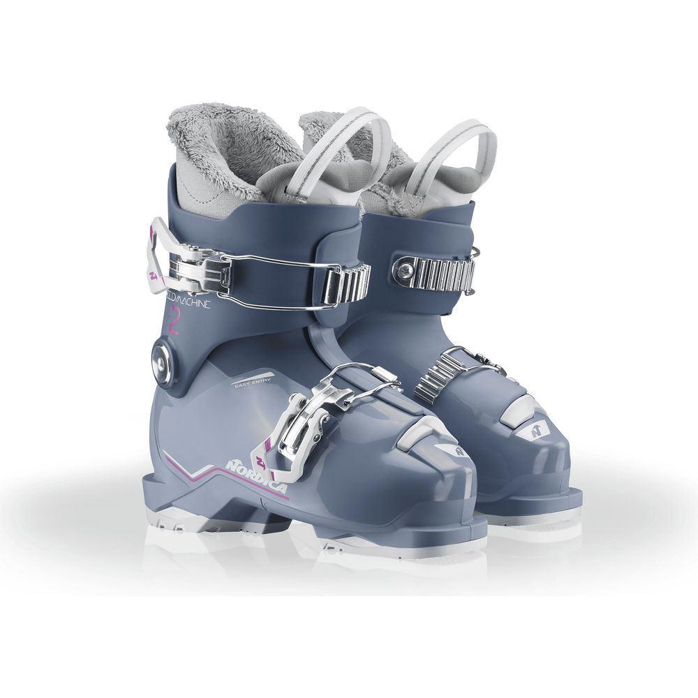 Nordica Speedmachine J 2 Kinder Skischuh blau-hellblau-fuchsie Produktbild 7