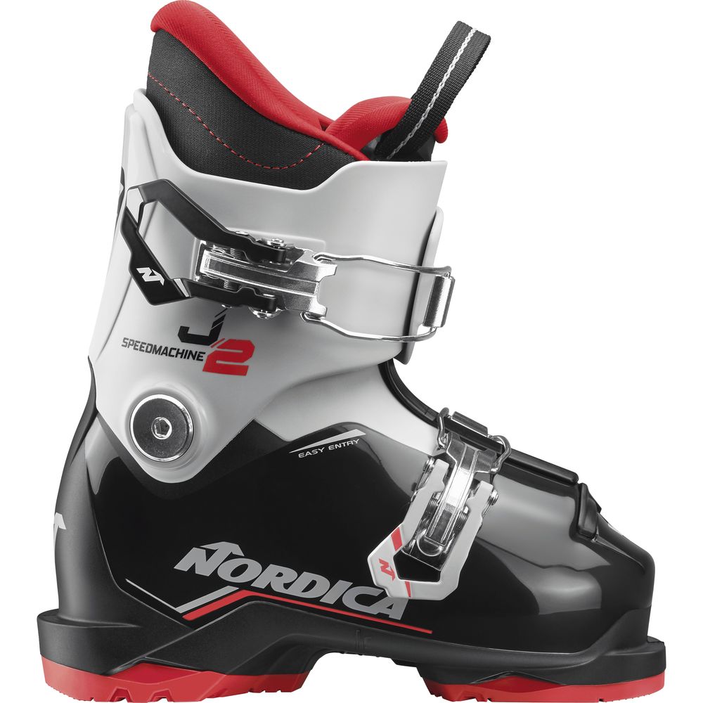 Nordica Speedmachine J 2 Kinder Skischuh schwarz-grau-rot Produktbild 0