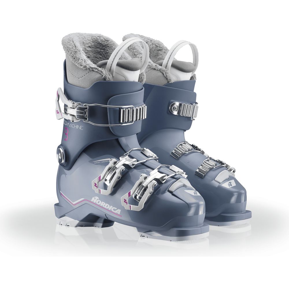 Nordica Speedmachine J 3 Kinder Skischuhe blau-hellblau-fuchsie Produktbild 7