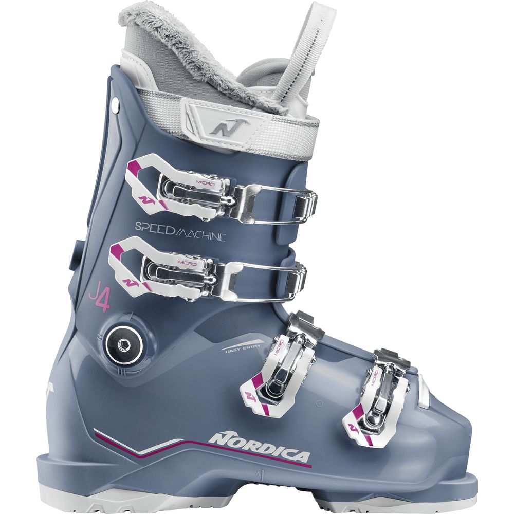 Nordica Speedmachine J 4 Girl Kinder Skischuh blau-hellblau-fuchsie Produktbild 0