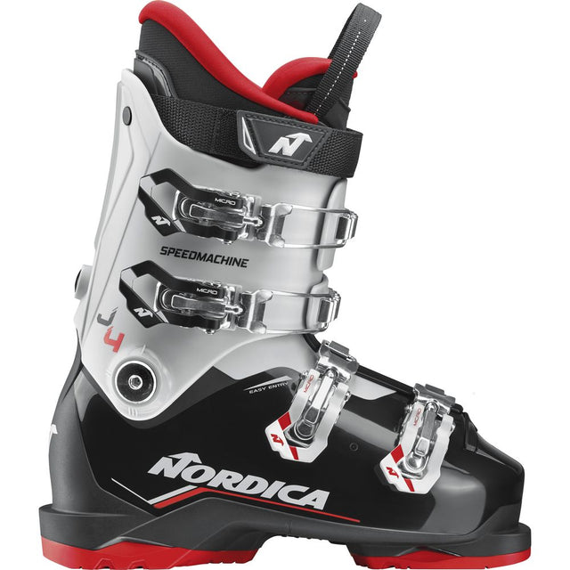 Nordica Speedmachine J 4 Kinder Skischuh schwarz-grau-rot Produktbild 0