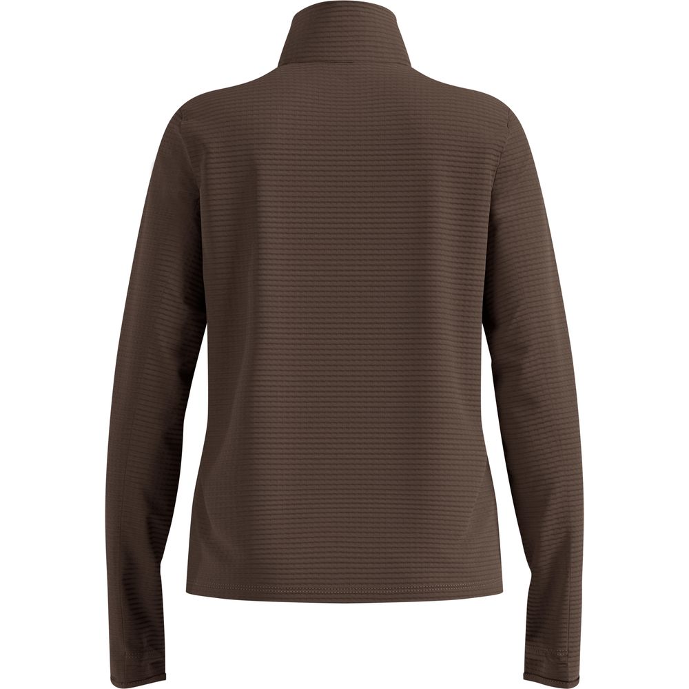 Odlo Essential Thermal Damen Lauf-Midlayer brown-granite Produktbild 1