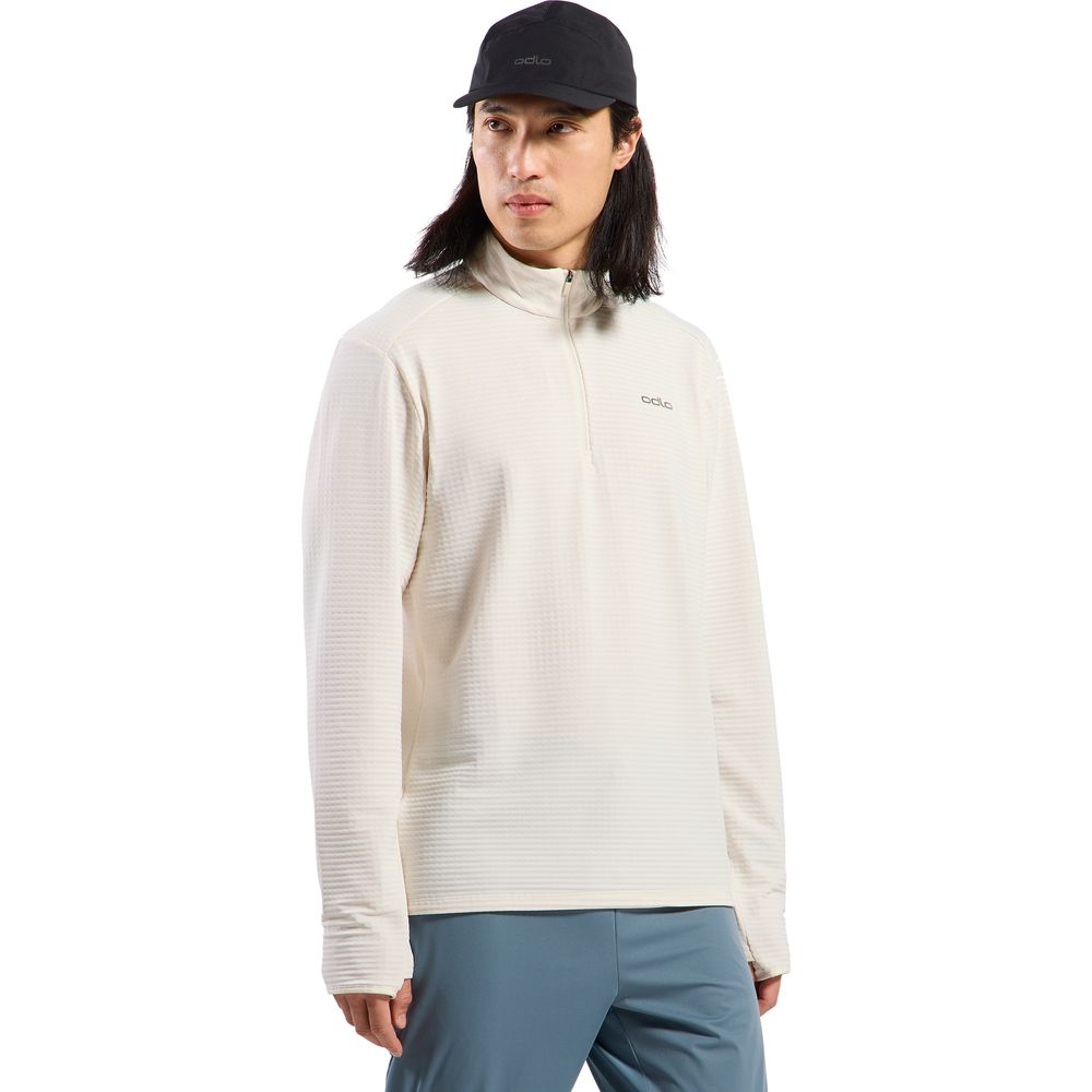 Odlo Essential Thermal Herren Lauf-Midlayer gardenia Produktbild 1