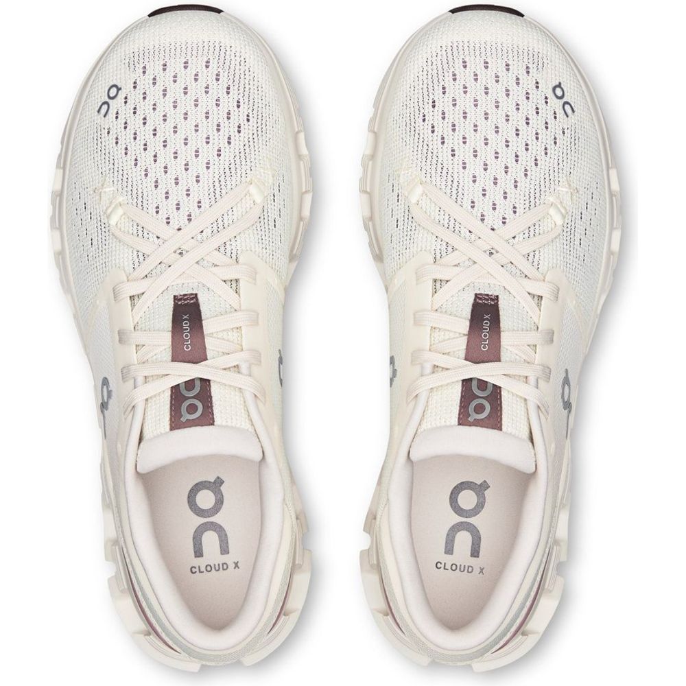 On Cloud X 4 Damen Trainingsschuh ivory-heron Produktbild 2