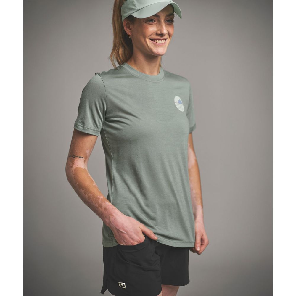 Ortovox 120 Cool Tec Choose Mtn Damen T-Shirt black-raven Produktbild 3