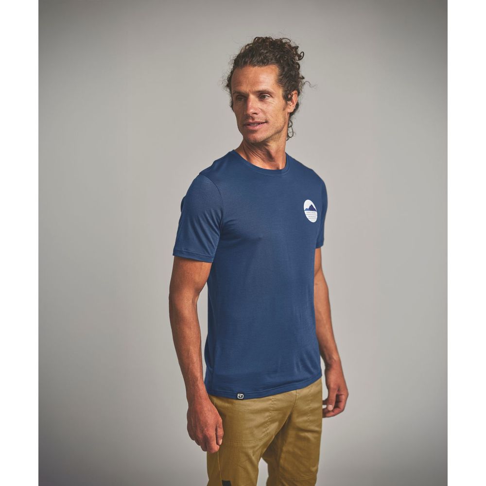 Ortovox 120 Cool Tec Choose Mtn Herren T-Shirt blue-nunatak Produktbild 4