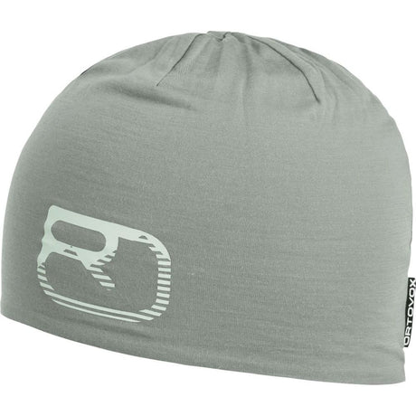 Ortovox 120 Cool Tec Logo Beanie Mütze green-sage Produktbild 0