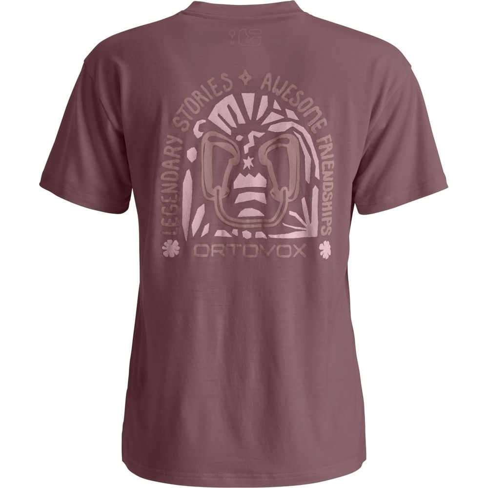 Ortovox 150 Cool Climbing Vibes Damen T-Shirt chestnut Produktbild 1