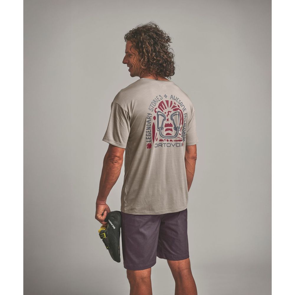 Ortovox 150 Cool Climbing Vibes Herren T-Shirt green-sage Produktbild 4