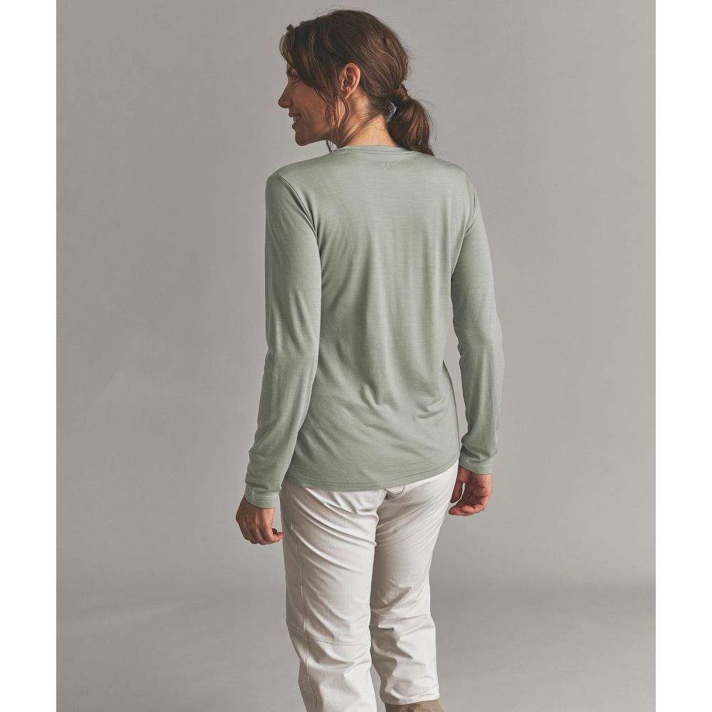 Ortovox 150 Cool Mountain LS W Damen Langarmshirt green-sage Produktbild 4