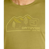 Ortovox 150 Cool Vintage Badge Herren T-Shirt deep ocean Produktbild 3