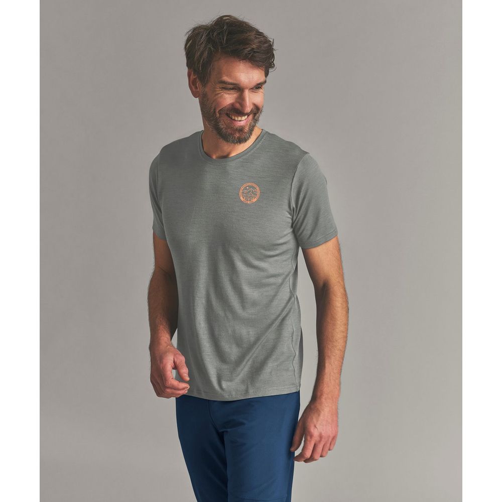 Ortovox 185 Merino MTN Badge TS M Herren Funktionsshirt dark-sage Produktbild 2