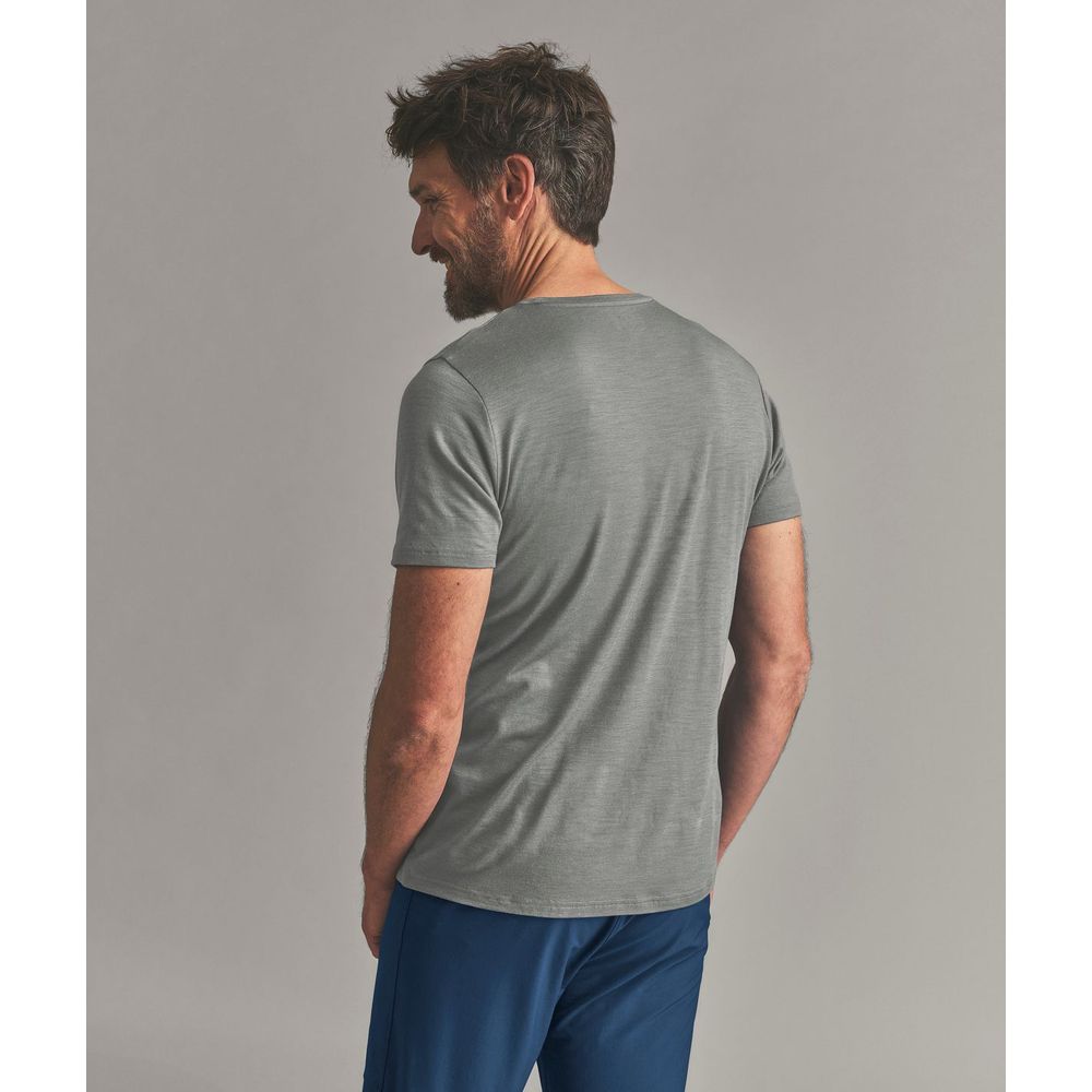 Ortovox 185 Merino MTN Badge TS M Herren Funktionsshirt dark-sage Produktbild 4