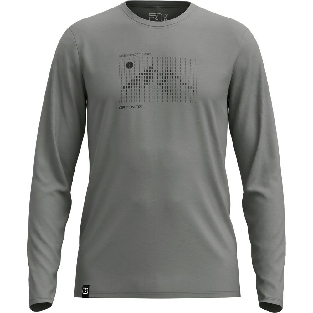 Ortovox 185 Merino Sunrise LS M Herren Langarmshirt dark-sage Produktbild 0