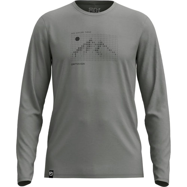 Ortovox 185 Merino Sunrise LS M Herren Langarmshirt dark-sage Produktbild 0