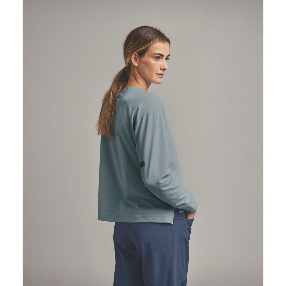 Ortovox Affinity Crew Neck Damen Pullover icy-shore Produktbild 3