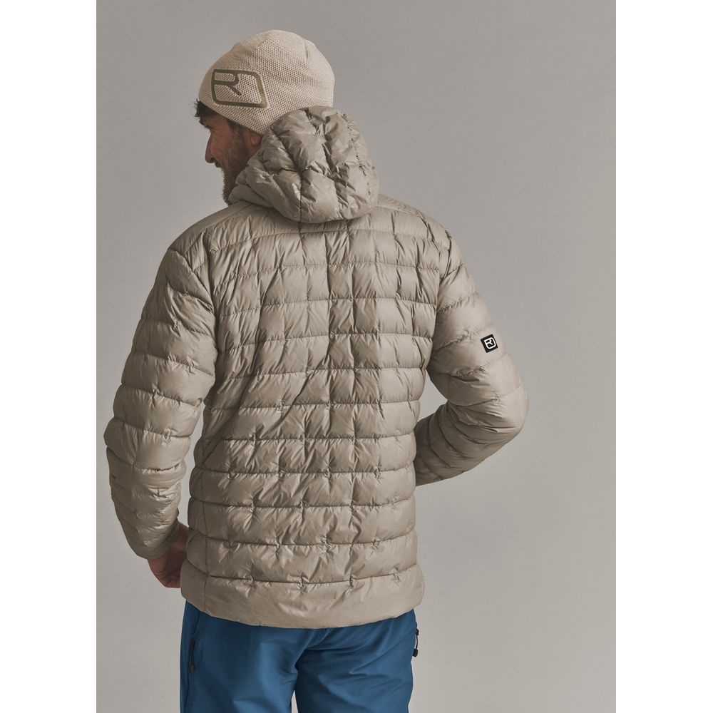 Ortovox Downwool 180 Hooded Jacket Herren Isolationsjacke dark-linen Produktbild 3