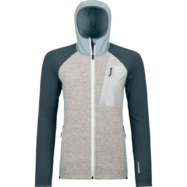 Ortovox Fleece GP Classic Knit Hoody Damen Fleecejacke glacier-grey Produktbild 0