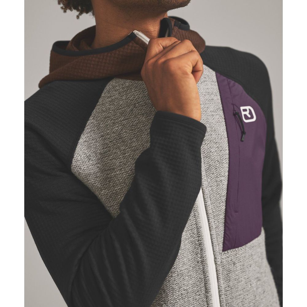 Ortovox Fleece GP Classic Knit Hoody Herren dark arctic grey Produktbild 3