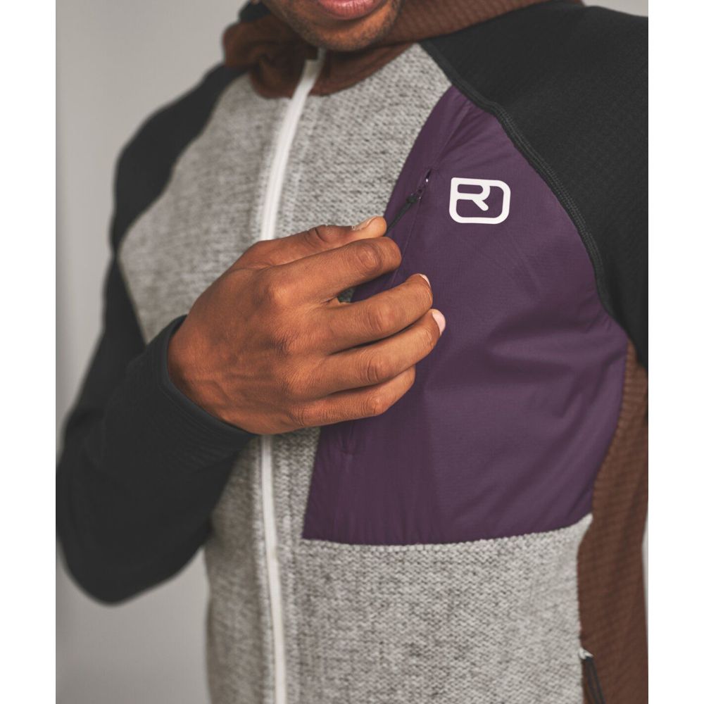 Ortovox Fleece GP Classic Knit Hoody Herren dark arctic grey Produktbild 4