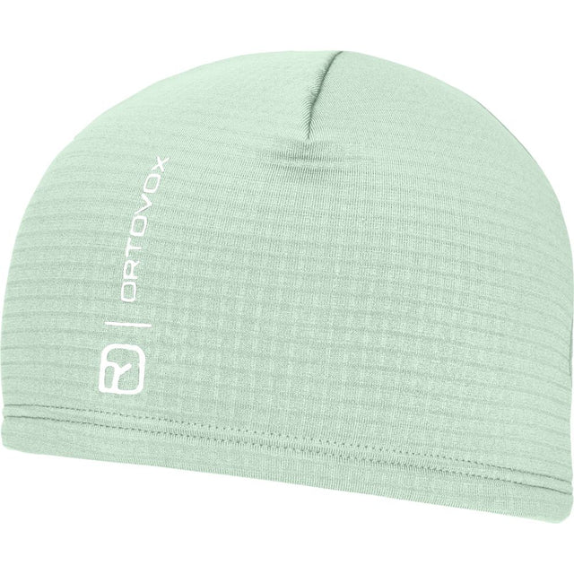 Ortovox Fleece Grid Beanie Mütze green-acid Produktbild 0