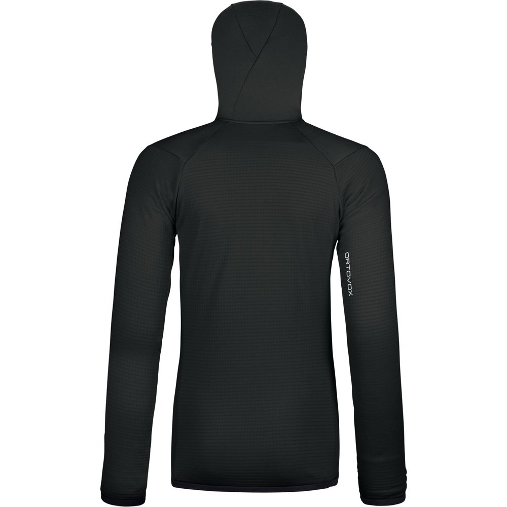 Ortovox Fleece Grid Hoody Damen Fleecejacke black-raven Produktbild 1