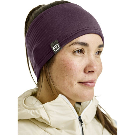 Ortovox Fleece Grid Stirnband blue-nunatak Produktbild 1