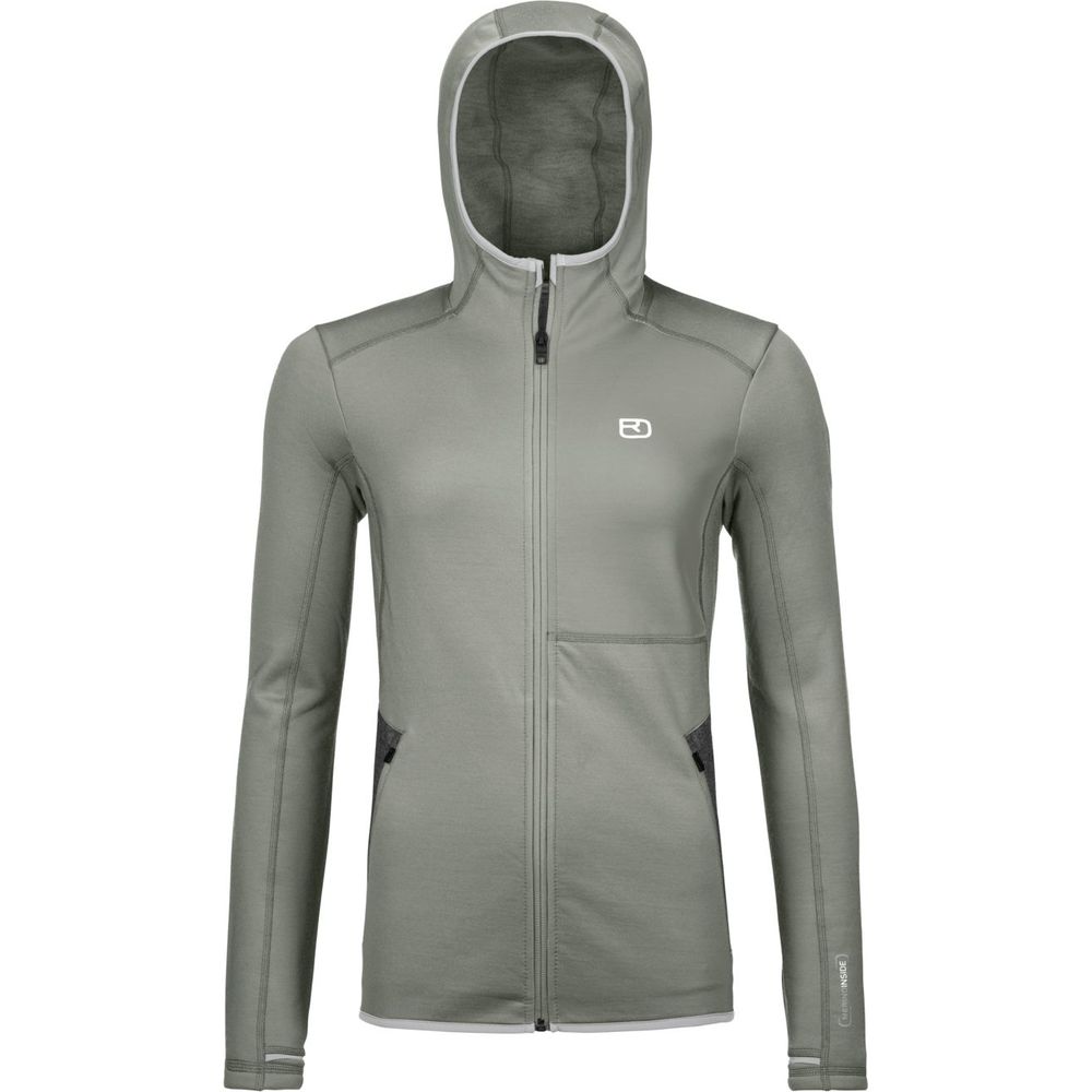 Ortovox Fleece Hoody Damen Fleecejacke green-sage Produktbild 0