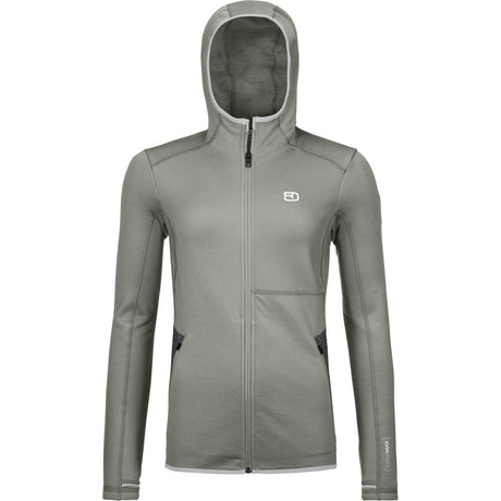 Ortovox Fleece Hoody Damen Fleecejacke green-sage Produktbild 0