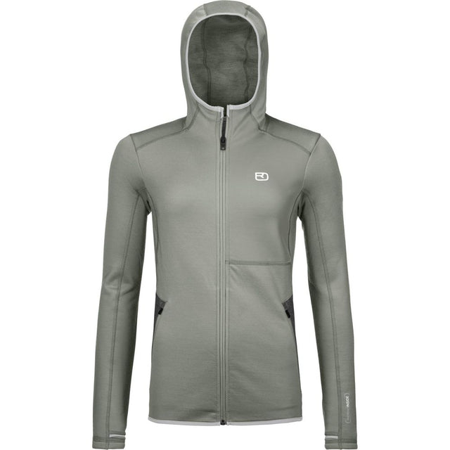Ortovox Fleece Hoody Damen Fleecejacke green-sage Produktbild 0