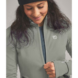 Ortovox Fleece Hoody Damen Fleecejacke green-sage Produktbild 4